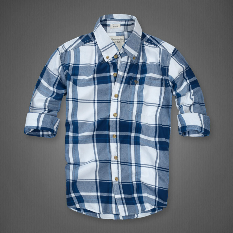 Abercrombie Fitch Hombres Necesidad Algodón Camisa AF6931